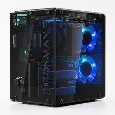Pironman 5-MAX Raspberry Pi 5 Case Dual NVMe M.2 SSD PCIe, Mini PC NAS RAID 0... picture