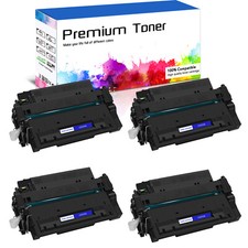 4PK - Black CE255A 55A Toner for HP LaserJet Enterprise 500 MFP M525dn / P3016 picture