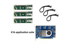 PEX88096 PLX88096 Expansion Card PCIe 4.0 x16 + 3*SFF-8654 X16 to Graphics Card picture