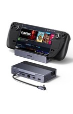 UGREEN Steam Deck Dock 6-in-1 4K@120Hz HDMI 2.1, 100W PD, USB-A & USB C Grey picture