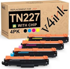 TN227 High Yield Toner Cartridge 4 Pack Replacement for Brother TN-227 TN223 TN picture