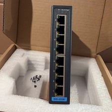 ADVANTECH EKI-2528 8 PORT 8FE UNMANAGED INDUSTRIAL ETHERNET SWITCH 12-48V W/PANE picture