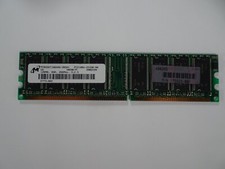 Micron 128MB PC-2100 DDR266 UDIMM CL2.5 2.5v MT8VDDT1664AG-265A1 picture