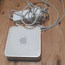 VTG Apple Mac Mini A1176 Intel Core Duo Desktop 2006 Turns On W/ Power Cord picture