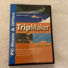 Rand McNally TripMaker Deluxe 1999 PC CD Plan Routes Maps Vacation picture