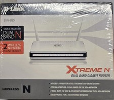 D-Link Dir-825 Xtreme 300 Mbps 4-Port Dual Band Gb Wireless N Router New SEALED picture