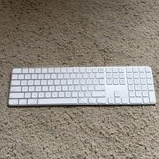 Apple Magic Keyboard With Touch ID and Numeric Keypad White A2520 picture