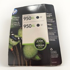 Single Genuine HP 950XL Black OfficeJet Pro Print Cartridge Exp. 2016 picture