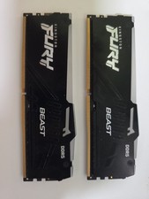 Kingston Fury Beast Kit of 64GB (32x2) DDR5 RAM KF564C32BBEAK2-64 (Matched Pair) picture