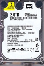 WD20NMVW-11EDZS6 dcm: HHKT2BK s/n: WX41AA NOV 2018 2TB USB 3.0 WESTERN DIGITAL picture