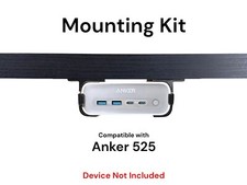 Desk Mount Kit for Anker 525 Charger - Under Desk Mount Brackets - Reversible picture