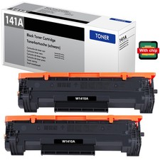 2 Pack 141A W1410A Toner WITH CHIP Fits for HP LaserJet MFP M140w M139w M110w AD picture