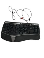 Microsoft Ergonomic Keyboard 4000 v1.0 Natural KU-0462 USB Wired Ergo Vintage picture