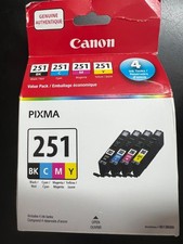 Canon Pixma CLI-251 Multi-Pack/Value Pack BK/C/M/Y Ink Tanks 8288 picture