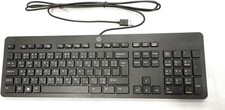 Computer Keyboard - Genuine HP Slim Keyboard USB KBAR211 - US Seller picture