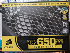 Corsair TX650W 650W ATX Power Supply, 80 PLUS, 24-Pin Connector Retro Build picture