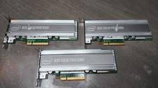 LOT of 5 Intel DC P4618 P4608 6.4TB PCIe NVMe AIC 98-100% Health picture