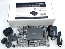 StarTech MCM1110MMLC Gigabit Ethernet Fiber Media Converter 850nm MM BRAND NEW picture