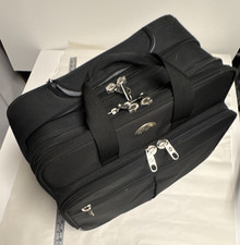 Samsonite Padded Nylon Rolling Laptop Trolley Case 17in Universal Solid Black picture