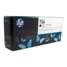 Genuine HP 726 Matte Black 300ml Ink Cartridge CH575A HP DesignJet T1200 T2300 picture