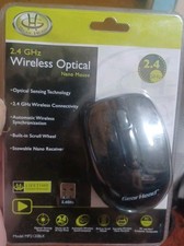 Gear Head MP2120BLK Black Wireless Nano Mouse Optical New In Package picture