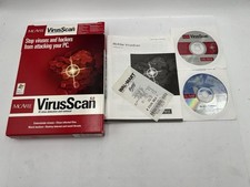 Vintage McAfee VirusScan 6.0 2001 PC Software CD Complete Box Manual Windows XP picture