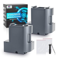 F170 Maintenance Box Replacement C13S210125/S210125 for SCF170 SCF100 2 Pack picture