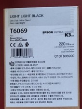 04-2024 GENUINE EPSON T6069 LIGHT LIGHT BLACK 220ml K3 INK STYLUS PRO 4800 4880 picture