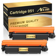 2 PacK Toner Cartridge for Canon CRG 051 imageCLASS MF264dw MF269dw LBP162dw New picture