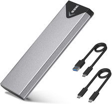 M.2 NVME SATA SSD Enclosure, Improved RTL9210B Chip USB 3.2 Gen 2 10Gbps to PCI- picture