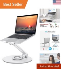 Portable Ergonomic Laptop Holder - 360 Rotatable for Enhanced Productivity picture