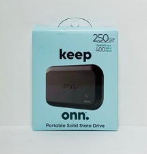New Onn 250GB Compact SSD Portable Solid State Drive Trusted Seller Free S&H picture