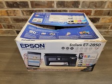 New Open Box No ink Epson EcoTank ET-2850 Color Inkjet All-In-One Printer  Black picture