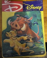Vintage Disney Interactive Mouse Pad The Lion King Simba and Pumbaa Timon NEW  picture