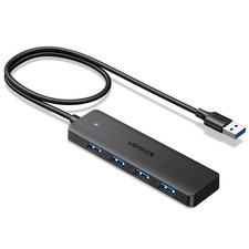UGREEN USB 3.0 Hub, 4 Ports A Splitter Ultra-Slim ['2 feet'], Black picture