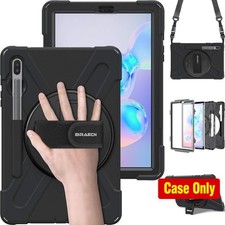 Heavy Duty Shockproof Case for Galaxy Tab S6 10.5 - Includes S Pen Holder & Kick picture