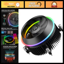 90mm Low-Profile ARGB CPU Cooler - Efficient Cooling, RGB Lighting, Quiet Operat picture
