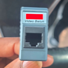 Video Balun Adapter BNC Female to RJ-45, Gray, Universal Compatible RJ45 picture