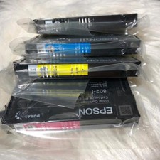 4 Packs Genuine Setup Epson Ink Cartridges 802 for WorkForce Pro 4730 4734 4740 picture