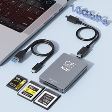 10Gbps CFexpress/XQD/SD Cards Reader 3-in-1 CFexpress Type B Card Readers Adapte picture