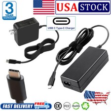 USB Type C Chromebook Power Adapter PD Wall Fast Charger for Laptop Smart Phones picture