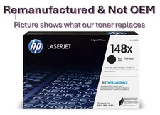 HP 148X W1480X Black Hi-Yield Toner 9,500 Pages LaserJet Pro 4001 Compatible picture