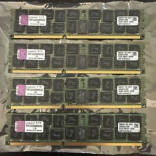Lot of 4 - Kingston 8GB DDR3-1333Mhz RDIMM KVR1333D3Q8R9S/8G memory (32GB total) picture