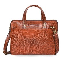 Genuine Leather Laptop Briefcase 15