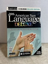 American Sign Language Deluxe Edition Instant Immersion 8-CD ROM picture