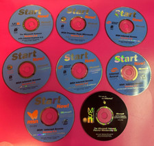 Microsoft Start Now CD Rom Collection MSN Internet Access lot of 8 picture