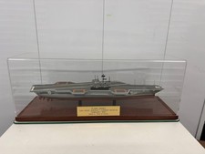 USS San Diego Aircraft Carrier Model Display Case Plank Owner 1997 Museum picture