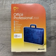 Genuine OEM Microsoft Office 2010 Professional for 2 PCs Word Excel PowerPoint🔥 picture
