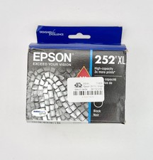 New - Epson 252XL High Capacity BLACK Ink Cartridge T252XL120S - EXP 3/27 picture