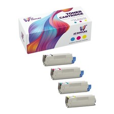 OKI Data Compatible Toner Cartridge for 43865717 43865718 43865720 43865719 4 PK picture
